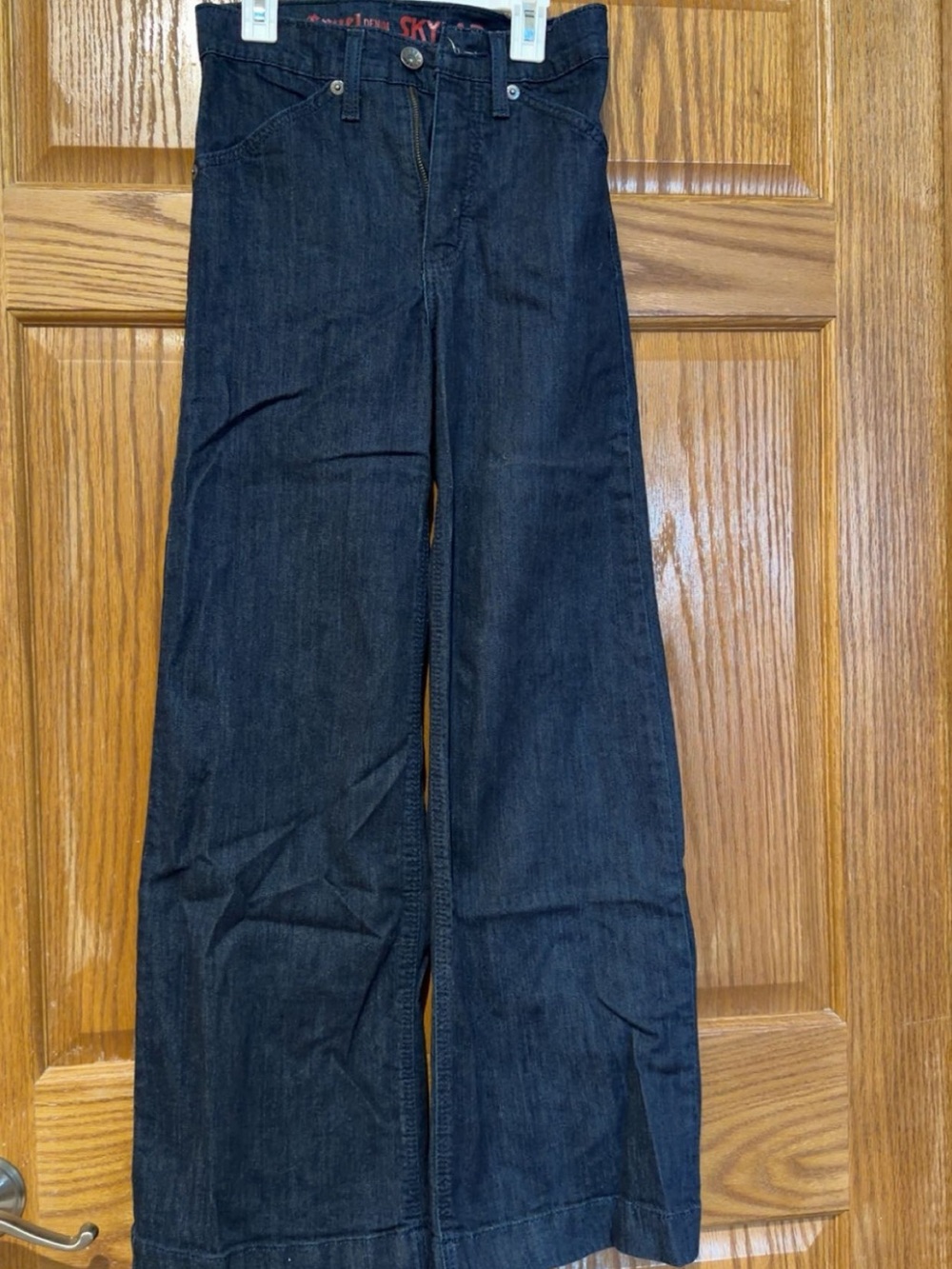 Cruel Denim Skylar Wide Leg Jeans in Dark Wash
